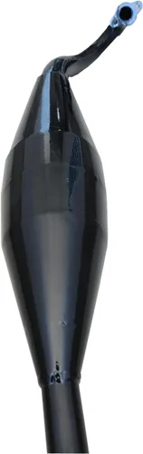 Miniatura 5 de CDH88 Silenciador de escape cámara de expansión - Silenciador para bicicleta motorizada a gas (Negro)