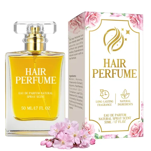 Hajoyful Perfume para el cabello, aceites esenciales para el cabello, perfume para mujeres, fragancia de feromonas para cabello seco dañado, niebla