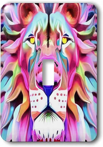 Miniatura 2 de 3dRose An Unreal Dreamlike Lion Fantasy Art 2 plug outlet cover