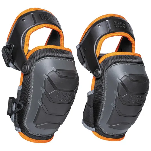Miniatura 14 de KLEIN TOOLS 60897 Rodilleras para hombres y mujeres, que no marcan, rodilleras de trabajo estabilizadoras de servicio pesado, correas ajustables