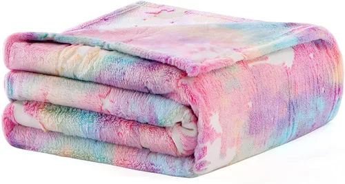 Miniatura 7 de SALIMAH Manta que brilla en la oscuridad, regalos de unicornios para niñas, juguetes para niñas de 2, 3, 4, 5, 6, 7, 8, 9, 10 años, mantas suaves