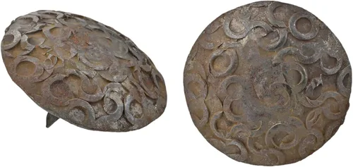 Miniatura 8 de Paquete de 50 clavos decorativos Iron Clavos de 1 pulgada, oxidado, acento decorativo para mejoras del hogar, persianas de granja, puerta de Rusted