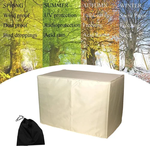 Miniatura 2 de Juego de fundas para muebles de jardín, fundas impermeables para muebles de patio, fundas para muebles de jardín, impermeables, rectangulares