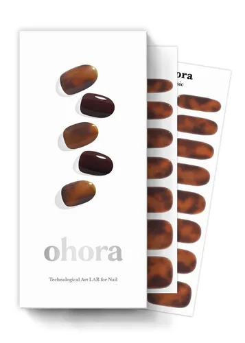 Miniatura 22 de ohora Tiras de uñas de gel semicuradas (N Snatched), azul, estampadas, funcionan con cualquier lámpara UV/LED, calidad de salón, larga duración, N