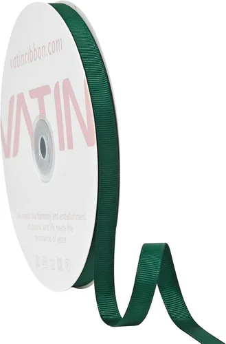 Miniatura 122 de Vatin - Rollo de cinta de grogrén, rollos de 25-50 yardas, perfecto para decoración de bodas, coronas, baby showers, envolturas de paquete de regalo