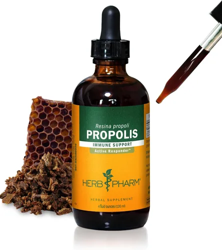 Miniatura 10 de Herb Pharm Extracto de hierbas líquido de propóleos: Apoyo inmunológico de propóleos Propóleo de abeja para el bienestar Extracto líquido