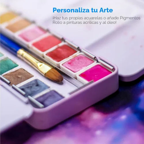 Miniatura 6 de Rolio Pigmento de color nacarado en polvo de mica de alta calidad, juego de arte para resina epoxi, para fabricación de jabón, esmalte de uñas