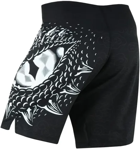 Miniatura 8 de MS9 Pantalones cortos de artes marciales mixtas para hombres, Grappling Kick Boxing BJJ Boxing