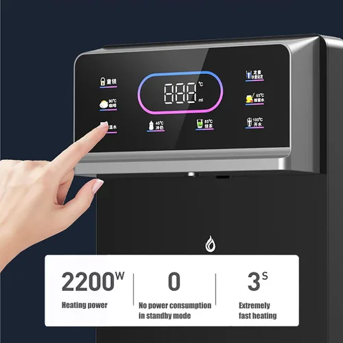 Miniatura 3 de Dispensador de agua caliente instantáneo, enfriador de agua montado en la pared para calentamiento rápido y cerraduras infantiles, dispensador de 6