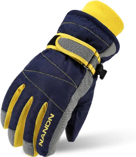 JEELAD Guantes de esquí para niños y niñas, guantes de nieve de invierno, resistentes al viento, guantes de ciclismo para niños y niñas, clima frío,