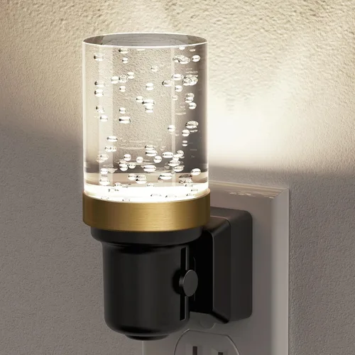 Miniatura 27 de JandCase Luz de Noche LED, Luces Nocturnas Regulables Enchufables en la Pared, Luz Nocturna Moderna con Sensor de Luz Automático de Encender/Apagar
