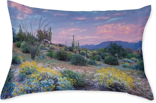 Miniatura 24 de Juego de sábanas decorativas tamaño individual XL, juego de sábanas bajeras con bolsillos profundos de cactus y 2 fundas de almohada