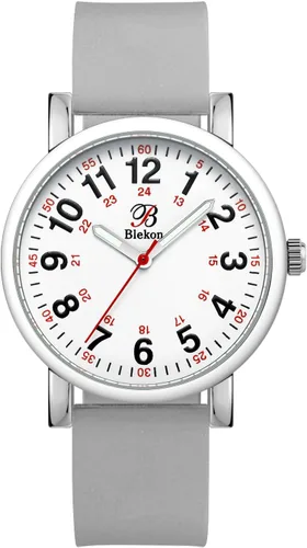 Blekon Reloj de enfermera original para profesionales médicos y estudiantes Varios colores de fregación, esfera de fácil lectura, hora militar con