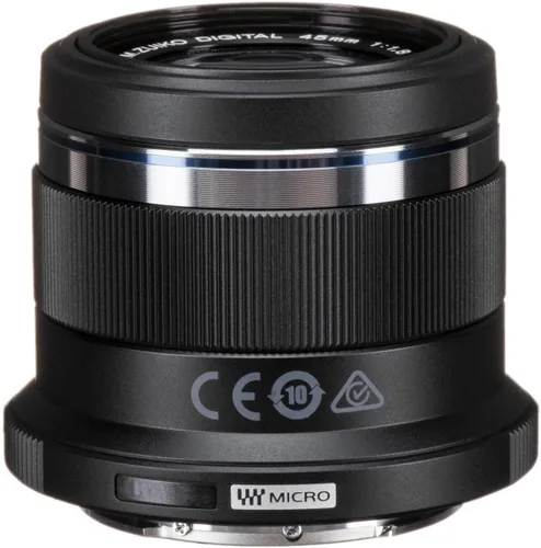 Miniatura 5 de Olympus Lente intercambiable de 45mm f1.8 para micro cámaras Olympus/Panasonic Negro