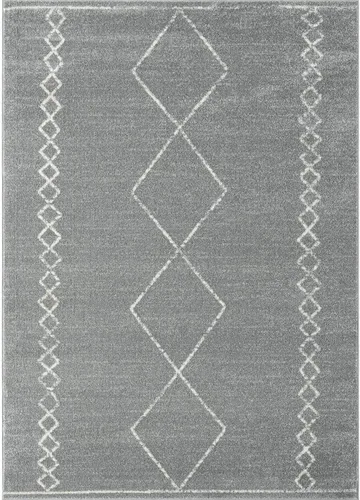Miniatura 9 de LUXE WEAVERS - Alfombra geométrica marroquí estilo boho, color gris, tamaño 8 x 10, Daphnes 2735