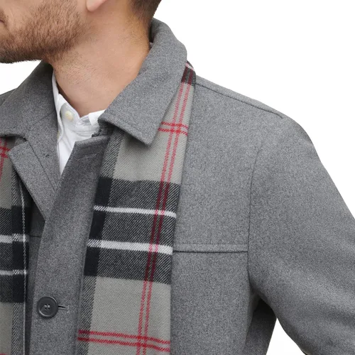Miniatura 5 de Dockers Abrigo tipo bufanda Weston de mezcla de lana para hombre