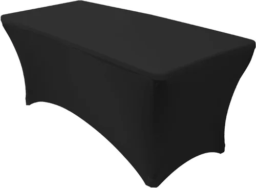 Miniatura 8 de YOUR CHAIR COVERS - Mantel rectangular de elastano de 6 pies, mantel elástico para eventos de boda, decoración de patio, tela elástica y estirable