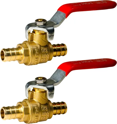 Miniatura 27 de XFITTING Válvula de bola Pex de 10 piezas de 3/4" caliente y fría, 24-2-3&4 = 10X