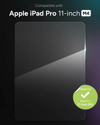 Miniatura 2 de ZAGG Glass Elite - Protector de pantalla para iPad Pro de 11 pulgadas (M5)/Pro de 11 pulgadas (M4), ultra fuerte, resistente a los arañazos, sin