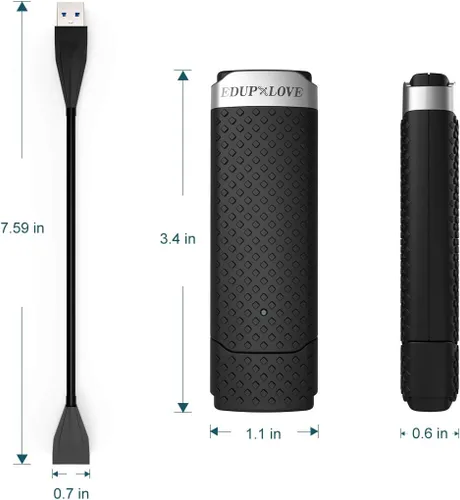 Miniatura 6 de EDUP Adaptador WiFi USB 3.0 AC1300Mbps para PC, adaptador de red inalámbrica EDUP LOVE de doble banda 5 GHz 2.4 GHz para Mac OS 10.15 y inferiores