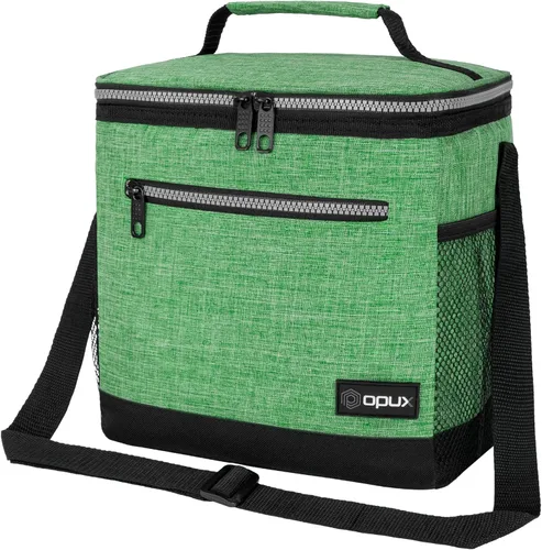 Miniatura 24 de OPUX - Fiambrera de alta calidad, aislada para hombres y mujeres adultas, resistente al almuerzo escolar para niños, niñas, niños Bolsa de Azul