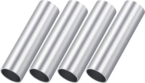 Miniatura 10 de METALLIXITY Tubo de aluminio 6063 (1.102 in de diámetro exterior x 0.984 in de diámetro interior x 7.874 in de largo), 4 piezas, tubo redondo