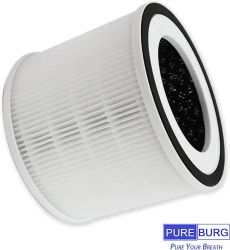 Miniatura 4 de PUREBURG Filtro de repuesto compatible con purificadores de aire Afloia Fillo Halo Allo y purificador de aire Mooka Allo, 2 unidades de carbón