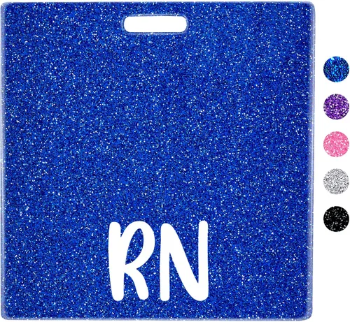 Miniatura 13 de Plifal RN Porta Insignia con Soporte de Tarjeta para Enfermera, Accesorios de Enfermería, Insignia de Enfermera Registrada Horizontal, Rn Rainbow