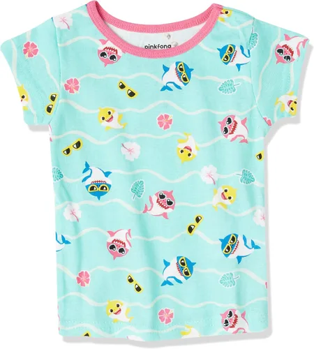 Miniatura 4 de Nickelodeon unisex-child Paw Patrol Baby Shark Blue's Clues & You 4-piece Snug-fit Cotton Pajama Set, Soft & Cute for Kids