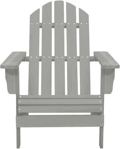 Miniatura 9 de Grand Fauteuil de Jardin Adirondack Démontable con mesa otomana y otomana y macizo Bois de Sapin Gris para patio, terraza, jardín, cómodo y duradero