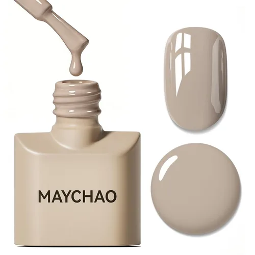 Miniatura 59 de MAYCHAO Esmalte de uñas de gel rosa intenso de 0.5 onzas líquidas, 1 unidad de esmalte de gel rosa brillante, esmalte de uñas que se absorbe con luz