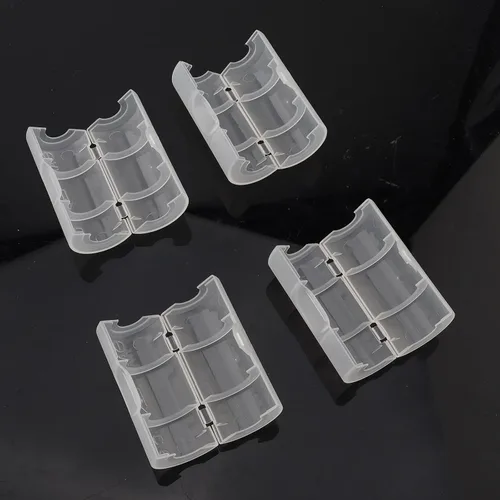 Miniatura 3 de Convertidor de batería de tamaño AA a C, cajas de batería de la caja del soporte del adaptador de batería de 4pcs
