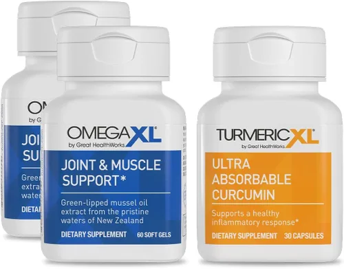 Miniatura 10 de OmegaXL Potente suplemento de apoyo articular y muscular (60 unidades) y TurmericXL (30 unidades)