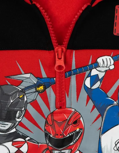 Miniatura 6 de Power Rangers - Sudadera de forro polar con media cremallera para niños de pequeño a grande