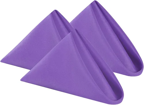 Miniatura 9 de Cupuamon Servilletas de Tela 20x20 pulgadas de Poliéster Lavables Servilletas de Cena Suaves Servilletas de Mesa para Bodas Fiestas Cenas Banquetes