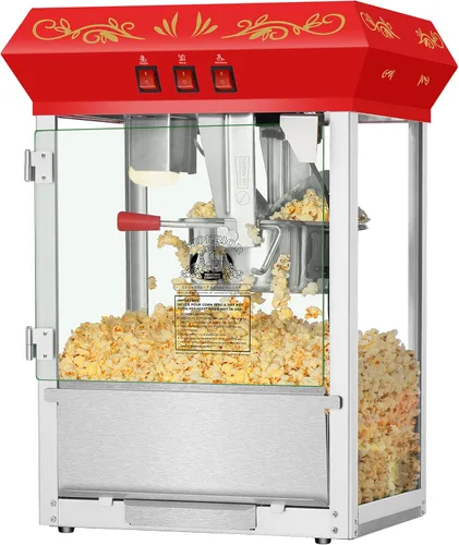 Máquina para hacer palomitas de 8 onzas. Para poner sobre encimera.
