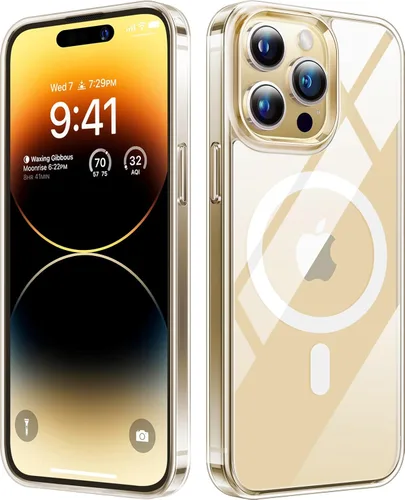 Miniatura 10 de TORRAS Funda magnética más fuerte para iPhone 14 Pro, 12 pies de grado militar probado en caídas, compatible con MagSafe, silicona mate protectora