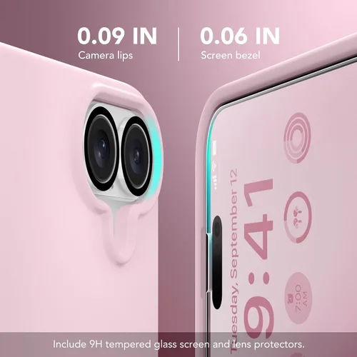 Miniatura 320 de GONEZ Funda de silicona para iPhone 15 Pro Max, compatible con Magsafe, protector de cámara + protector de pantalla, forro de microfibra suave