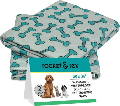 Miniatura 13 de rocket & rex Premium XL Almohadilla Lavable Antideslizante para Orina de Perros, Almohadilla para Cachorros Impermeable y Reutilizable