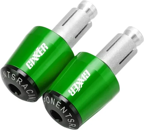 Miniatura 8 de Manillar de motocicleta para motocicleta, peso final, agarres para manillar, tapa antivibración, enchufe plateado para Suzuki Gixxer 150sf 250sf 155