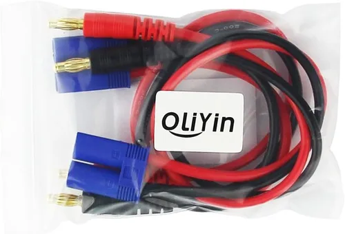 Miniatura 7 de 2 unids EC5 Macho Conector Enchufe 0.157 in Banana Plugs Cargador de Batería Cable Cable de Silicona 11.8 in 11.8 pulgadas (Paquete de 2)
