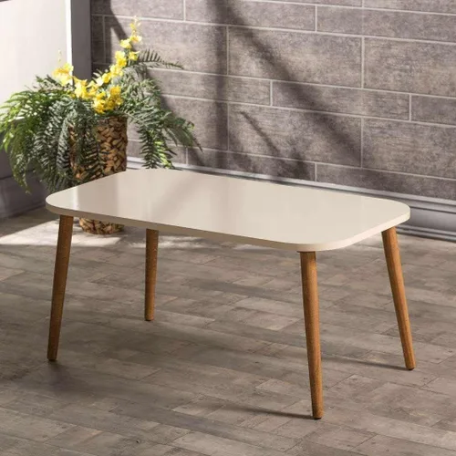Miniatura 2 de Mesa de centro rectangular de estilo moderno para sala de estar, mesa auxiliar rectangular moderna, mesas de centro para sala de estar, mesa