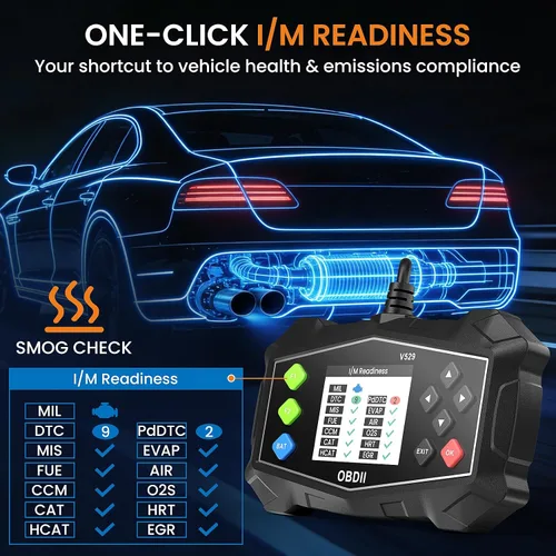 Miniatura 4 de Herramienta de diagnóstico del escáner OBD2, lector de código para comprobar la luz del motor con prueba de batería, sistema EVAP (modo 8), sensor