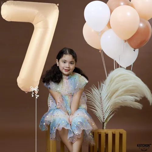 Miniatura 1240 de KatchOn, Globo grande azul número 2 de 40 pulgadas Decoraciones de cumpleaños de Baby Shark para niño de 2 años Globo azul número 2 Globo