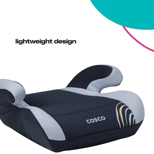 Miniatura 2 de Cosco Topside - Asiento elevador sin espalda, asientos elevadores ligeros para automóviles de 40 a 100 libras, asiento elevador sin respaldo