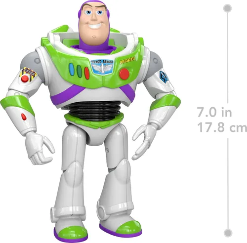 Miniatura 5 de Mattel Figuras de acción de Toy Story de Disney y Pixar de 7 pulgadas, personajes clave de escala de juego, 8 articulaciones más posables con diseño