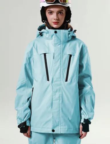 Miniatura 6 de PHIBEE Chaqueta de esquí transpirable impermeable para mujer