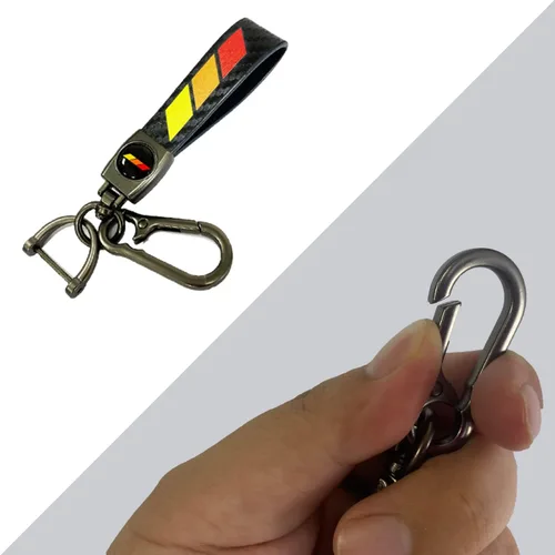 Miniatura 2 de Llavero de Cuero Adecuado para Llavero de Llave de Coche Toyota Compatible con Toyota Camry Highlander Corolla Sequoia Tundra Tacoma 4Runner