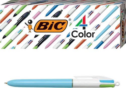 Miniatura 7 de BIC Bolígrafo retráctil Pro de 4 colores, surtido, paquete de 3