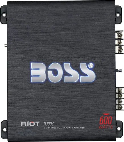 Miniatura 7 de BOSS Audio Systems R3004 amplificador para auto con 4 canales - 1200 W, 2/4 ohmios estables, clase A/B, rango completo, compatible con puente